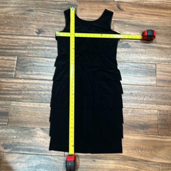 Evan Picone Black Layered Midi Dress……..797 - Picture 11 of 11